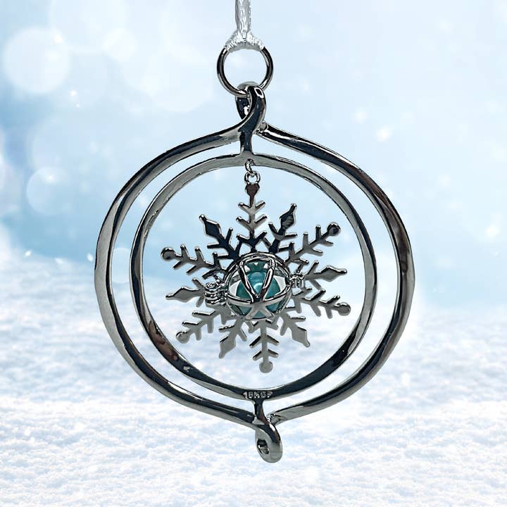 Ornament Snowflake Without Pearl for wholesale by Island Pearl Traders