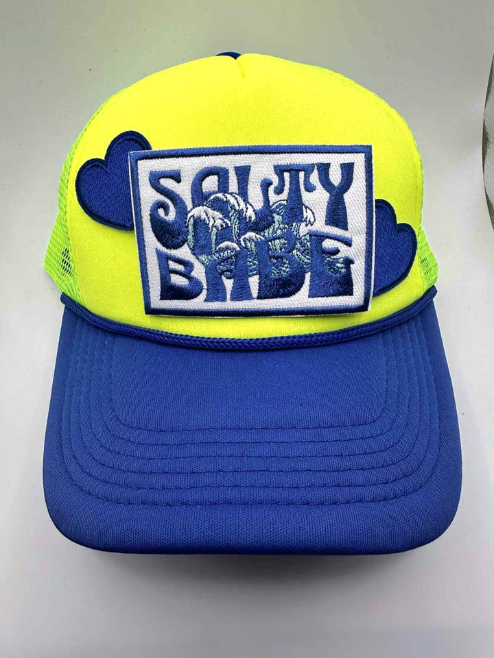 Salty Babe (Waves)Iron-On Patch for wholesale by Texas Transfers