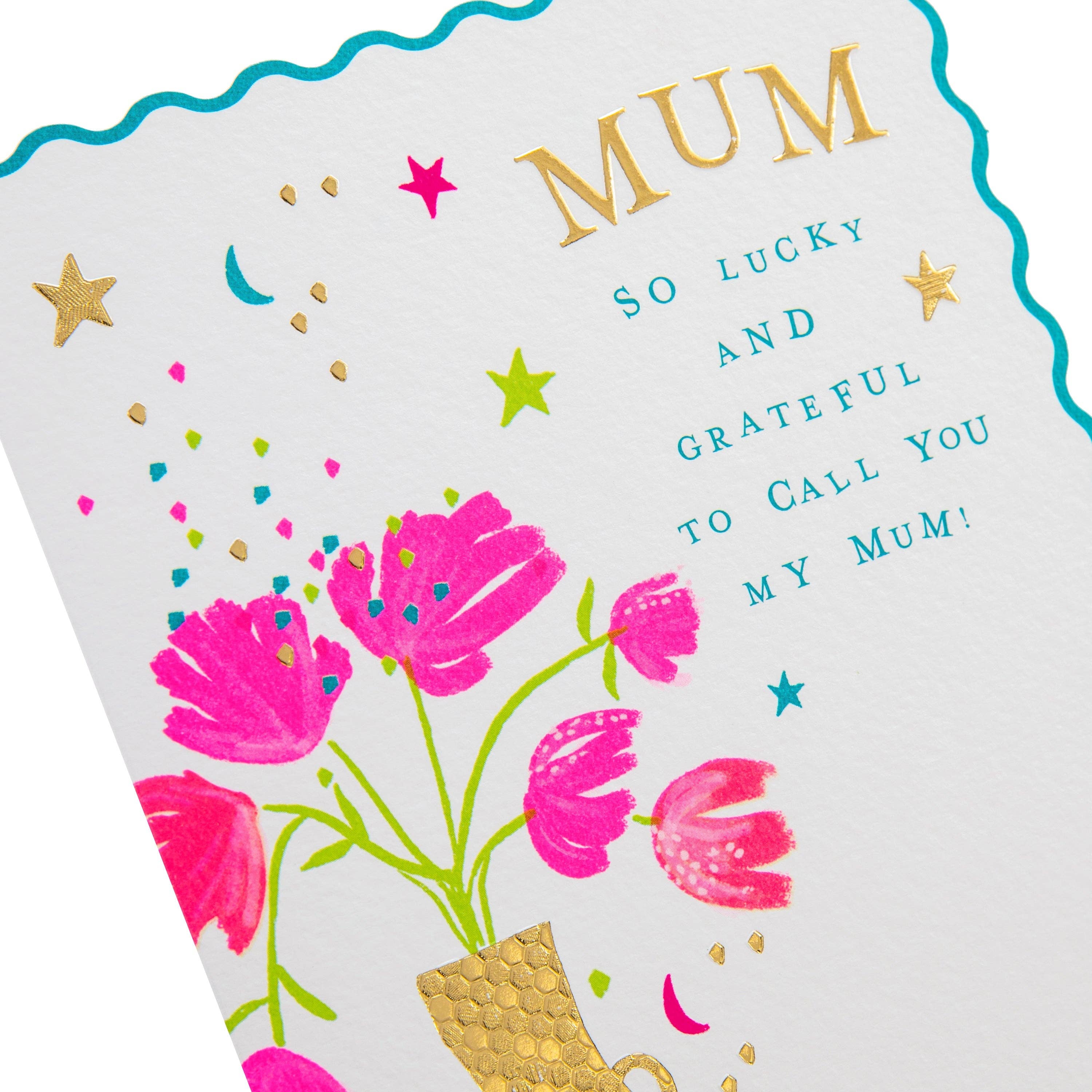 Hallmark - Wholesale Birthday Card - Birthday Card for Mum - Oh Darling Pink Flowers Design4