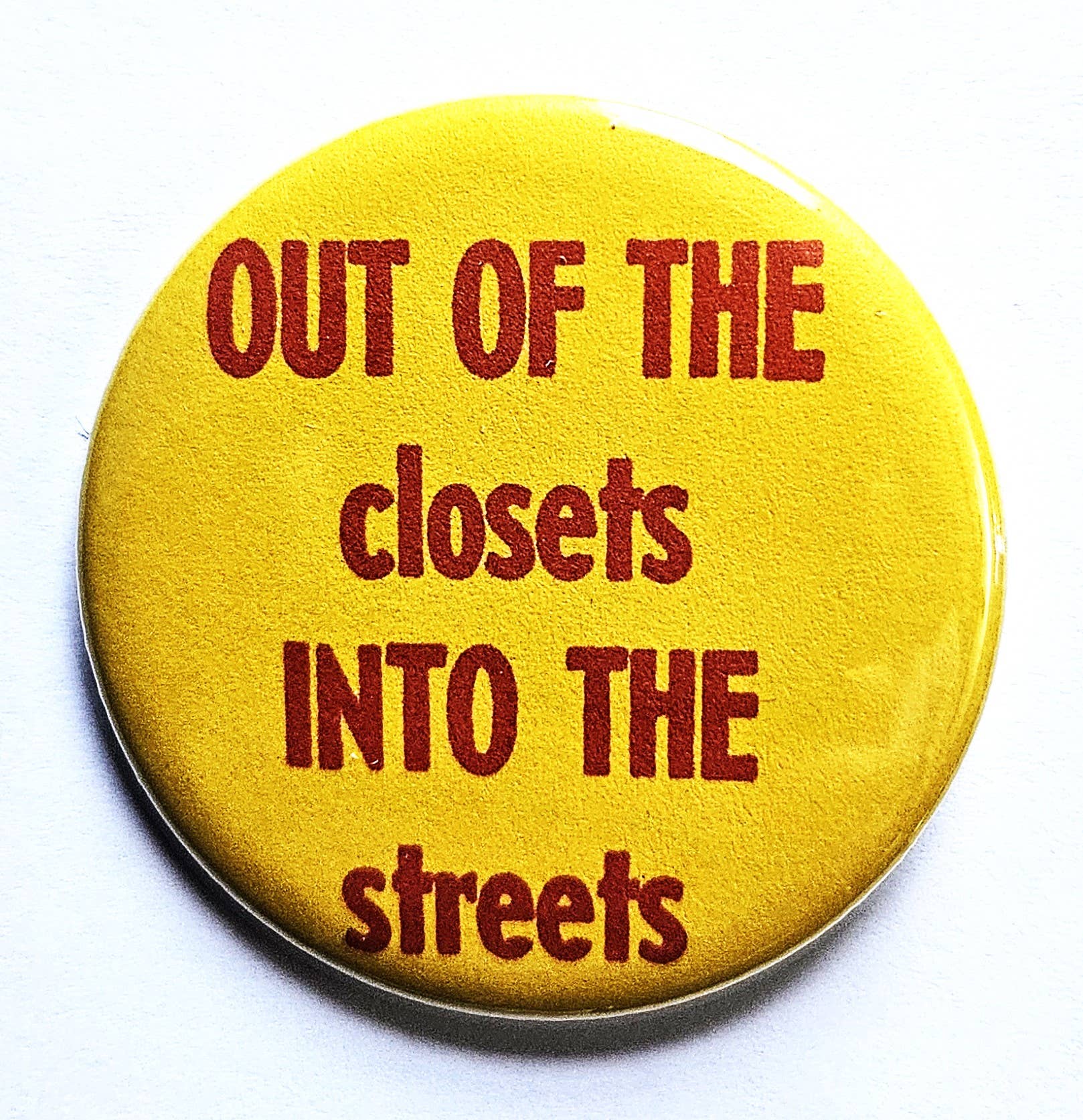 Flip The Record - Wholesale Lapel pin/button - Vintage Pride Buttons Magnets & Bottle Openers. set 016