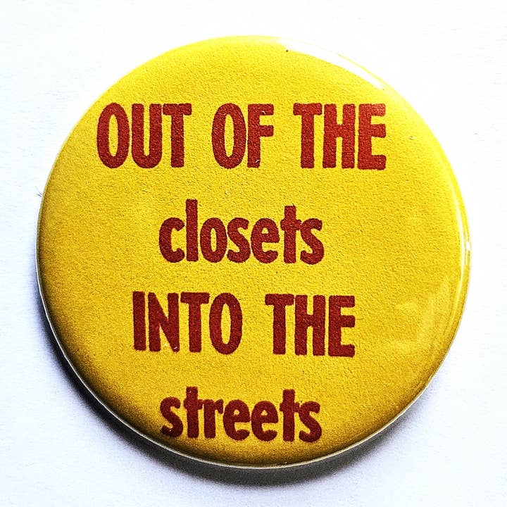 Flip The Record - Wholesale Lapel pin/button - Vintage Pride Buttons Magnets & Bottle Openers. set 016