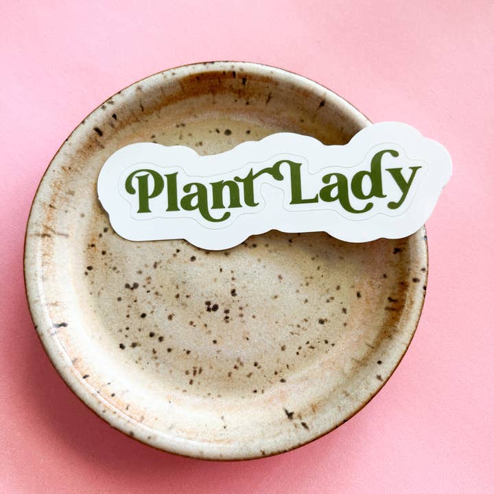 Tiny Plant Market - Wholesale Sticker - Plant Lady Sticker2