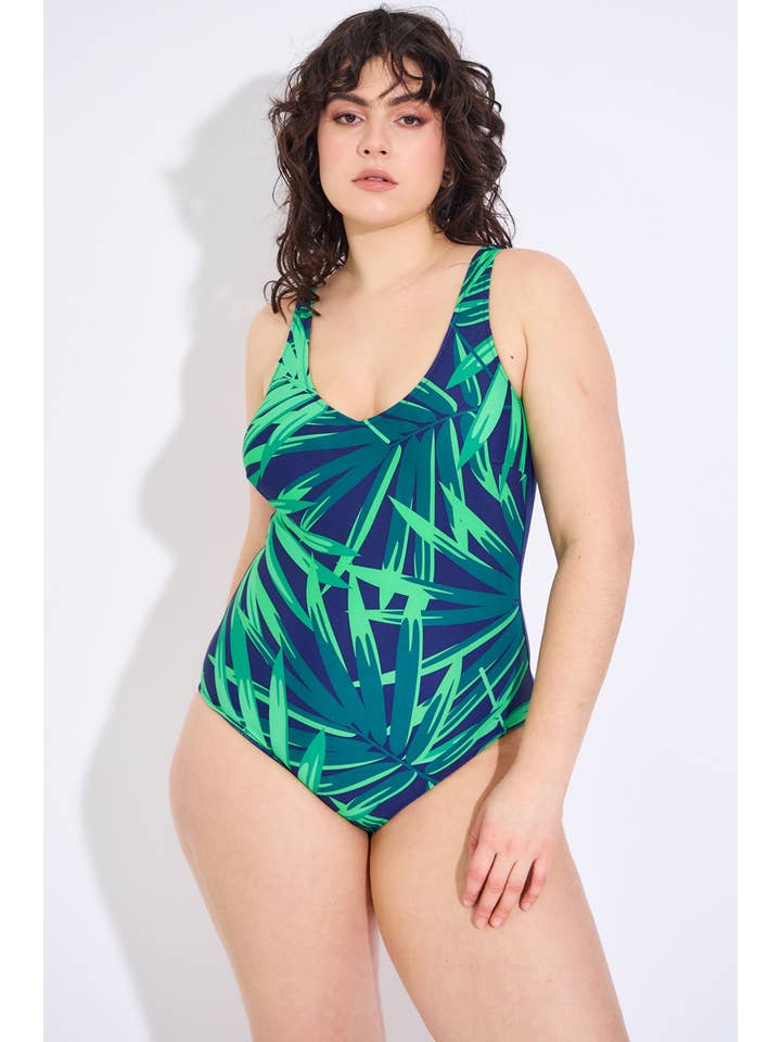 SUNTEX - Wholesale One Piece Swimsuit - Women's - Classic Style Plus Size Print Swimsuit14