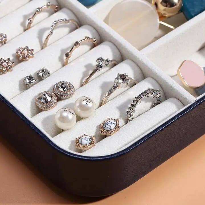 Magnifique Hearts - Wholesale Jewelry Box/Organizer - Portable Travel Jewelry Box, Jewelry Storage Organizers