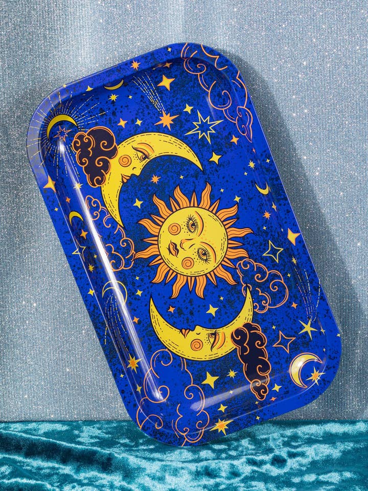 90'S CELESTIAL ROLLING TRAY for wholesale by Canna Style