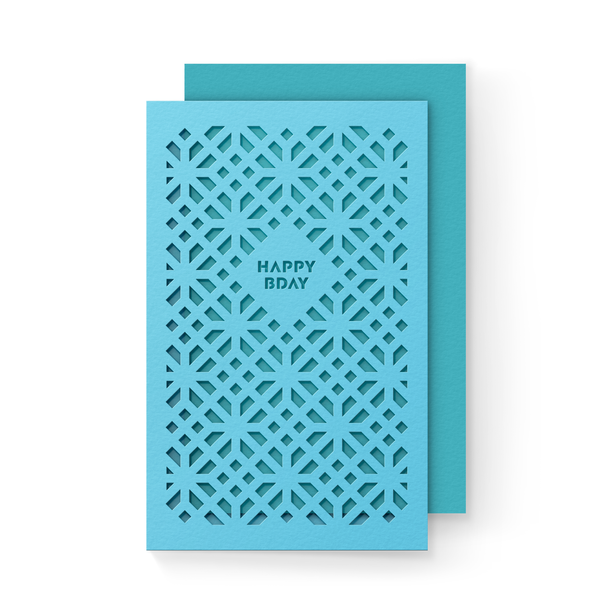 Dear Beni - Wholesale Birthday Card - Happy Bday Diamond Mini Layered Card1