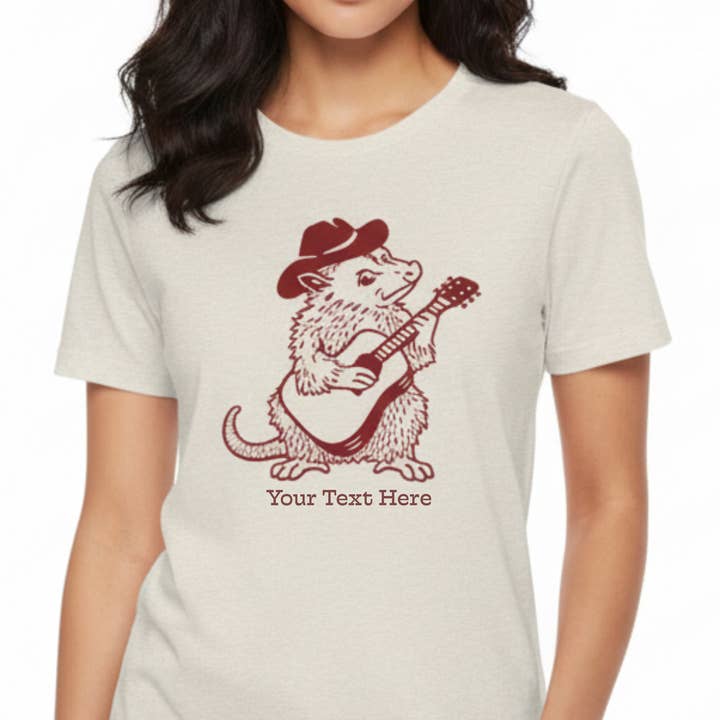 Camisetas Personalizadas | Impresión de Zarigüeya | Unisex para venta al por mayor de Two Little Fruits