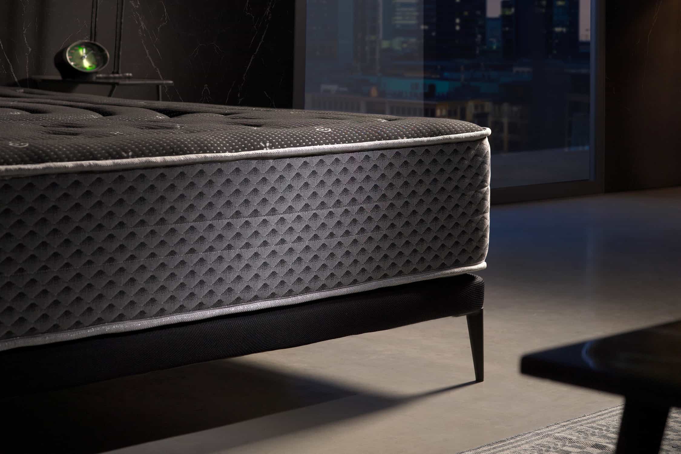 Moonia - Wholesale Bed - Premium Black Multizone Mattress, 27cm, 160x200cm - Moonia3