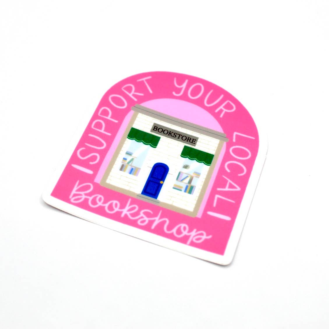 Crowded Cat Studio - Wholesale Sticker - Support Local Bookshops Sticker2