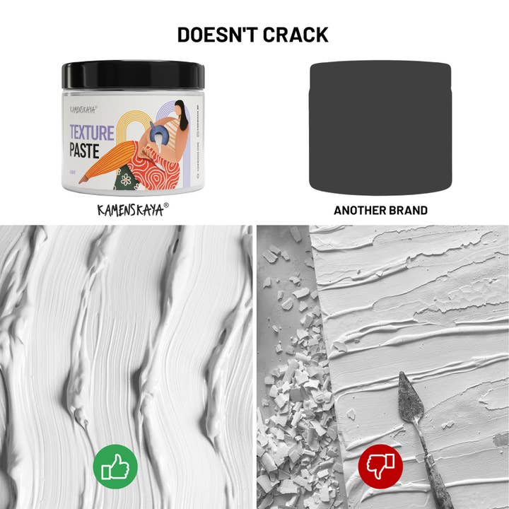 KAMENSKAYA - Wholesale Art Texture Paste/Gesso - Texture paste (Light)6