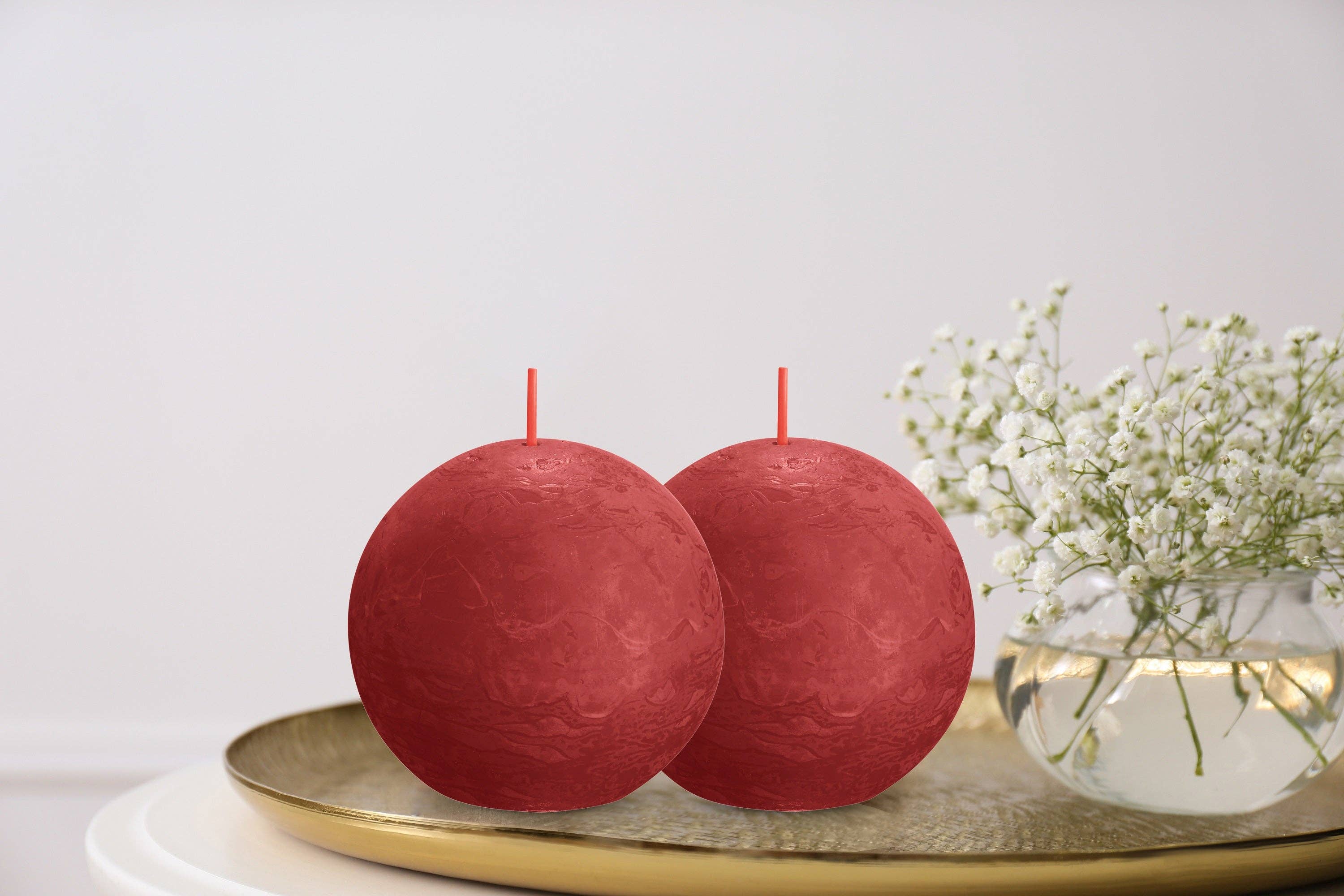 BOLSIUS – Velas de decoração por atacado – 6 Velas rústicas 3" - Inperfuted - Natural - Eco-Friendly - Cera Plant-Based - **Vendido Individualmente113