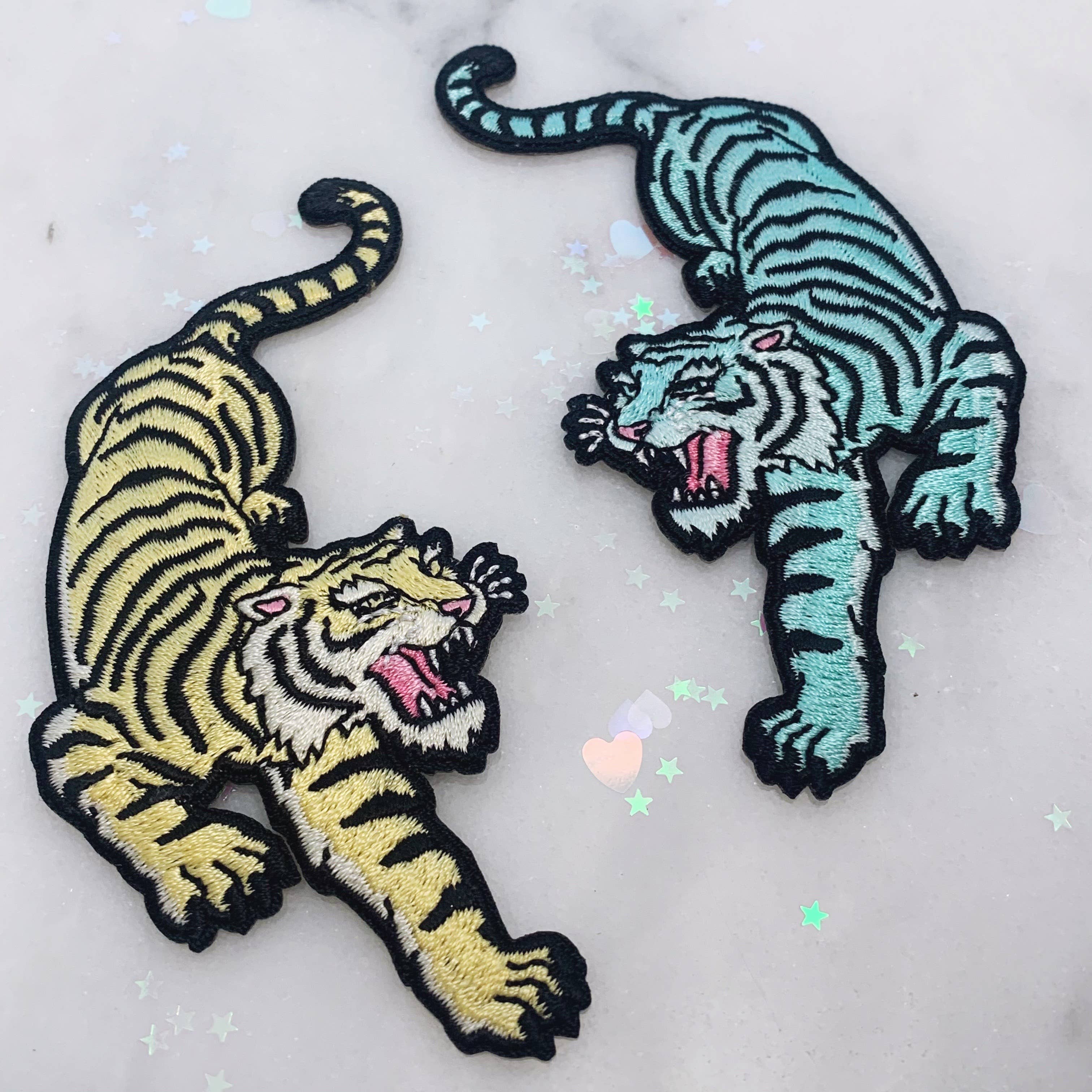 Wildflower + Co. - Wholesale Patch - Tiger patches in pastelkleuren7