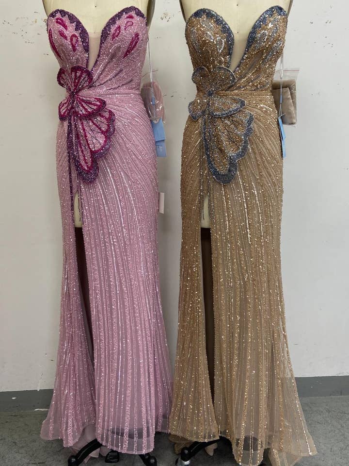 La Veneto - Wholesale Dress - Women's - Couture beaded dress 3