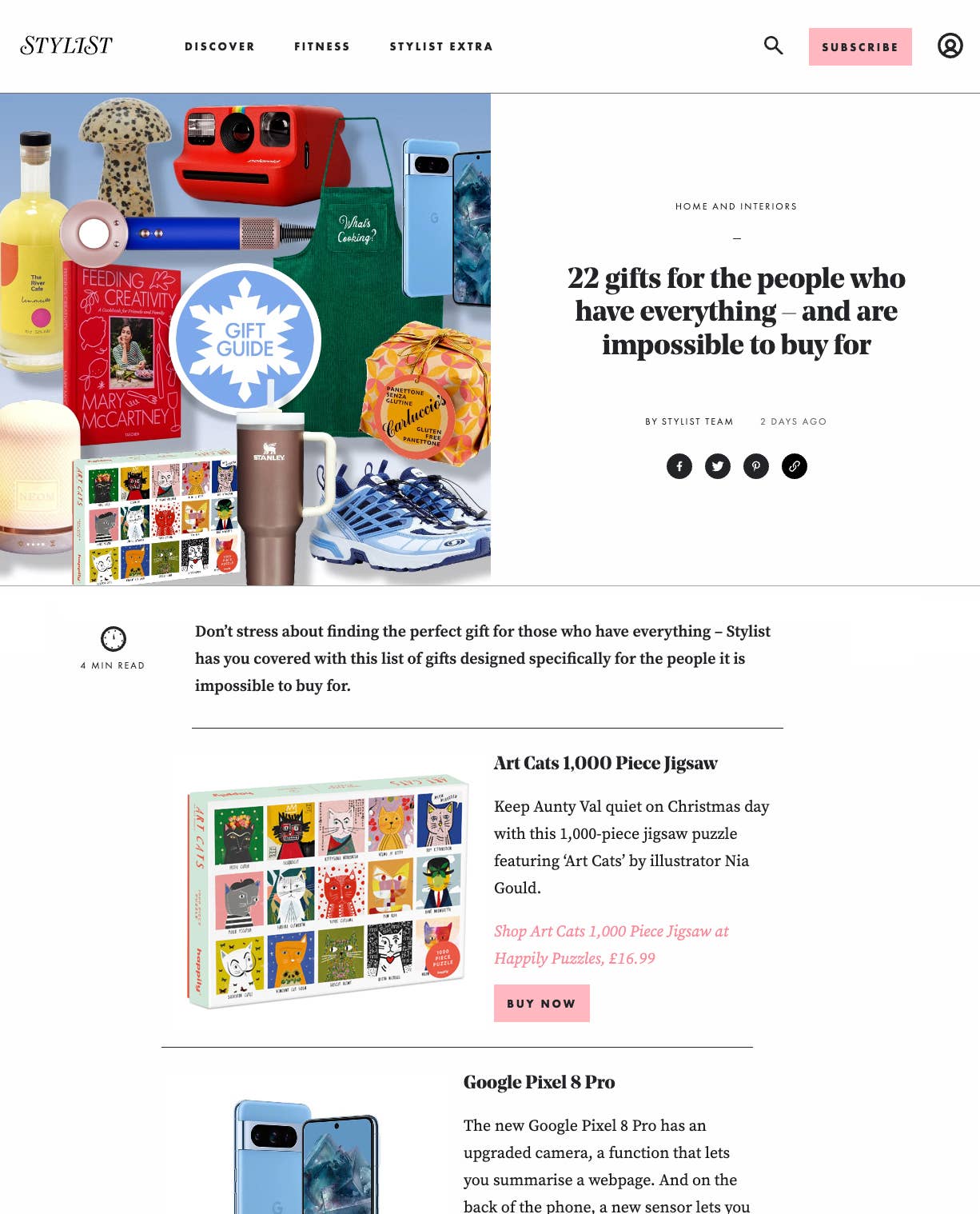 Happily Puzzles – Großhandel Puzzle - Erwachsene – Art Cats von Nia Gould – 1.000-teiliges Premium-Puzzle5