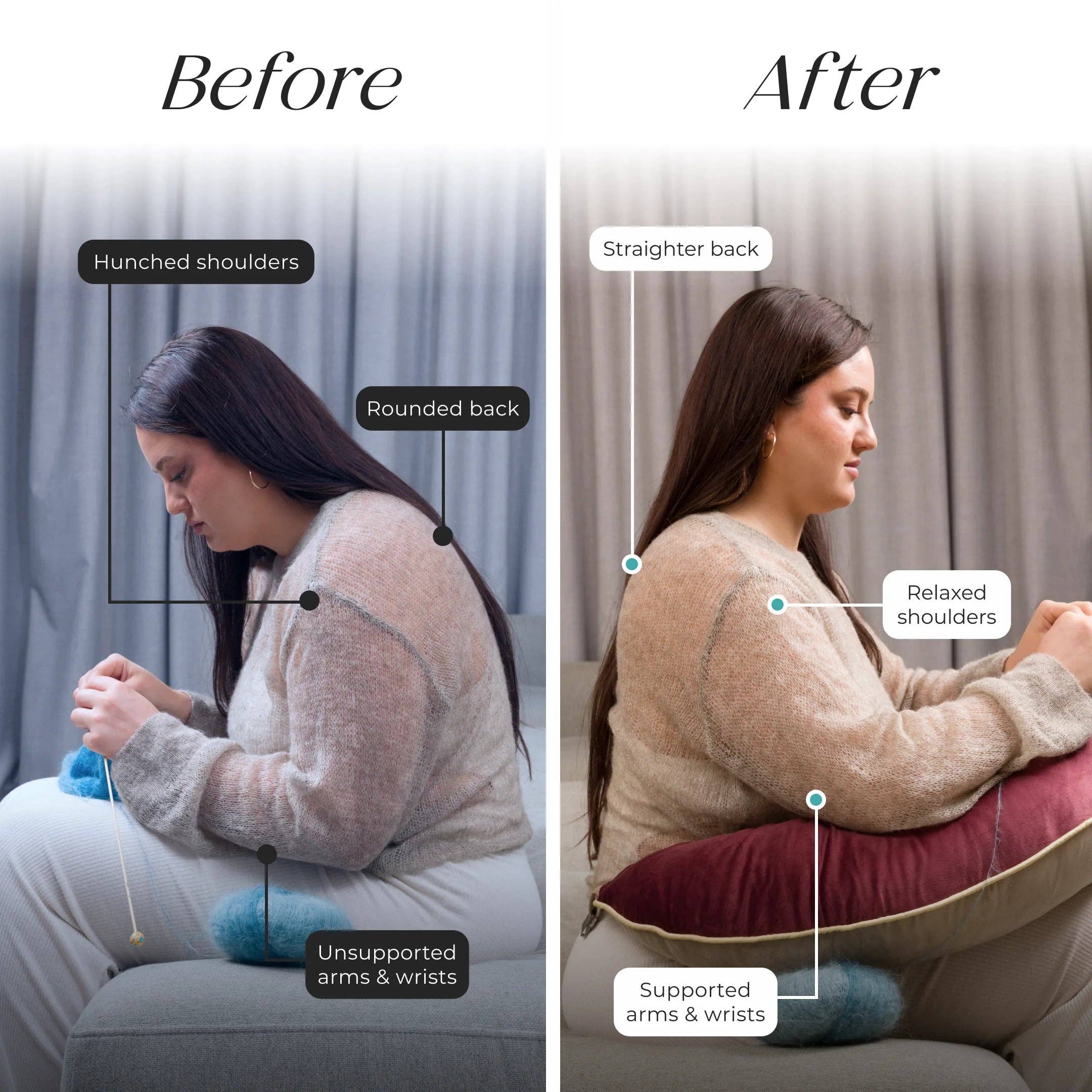 Valari - Wholesale Lumbar Pillow - Premium Velvet - Navy/Beige2