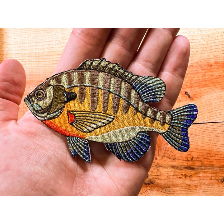 Antler & Fin - Wholesale Patch - Bluegill Iron-On Patch | Quality Fish Patches 1