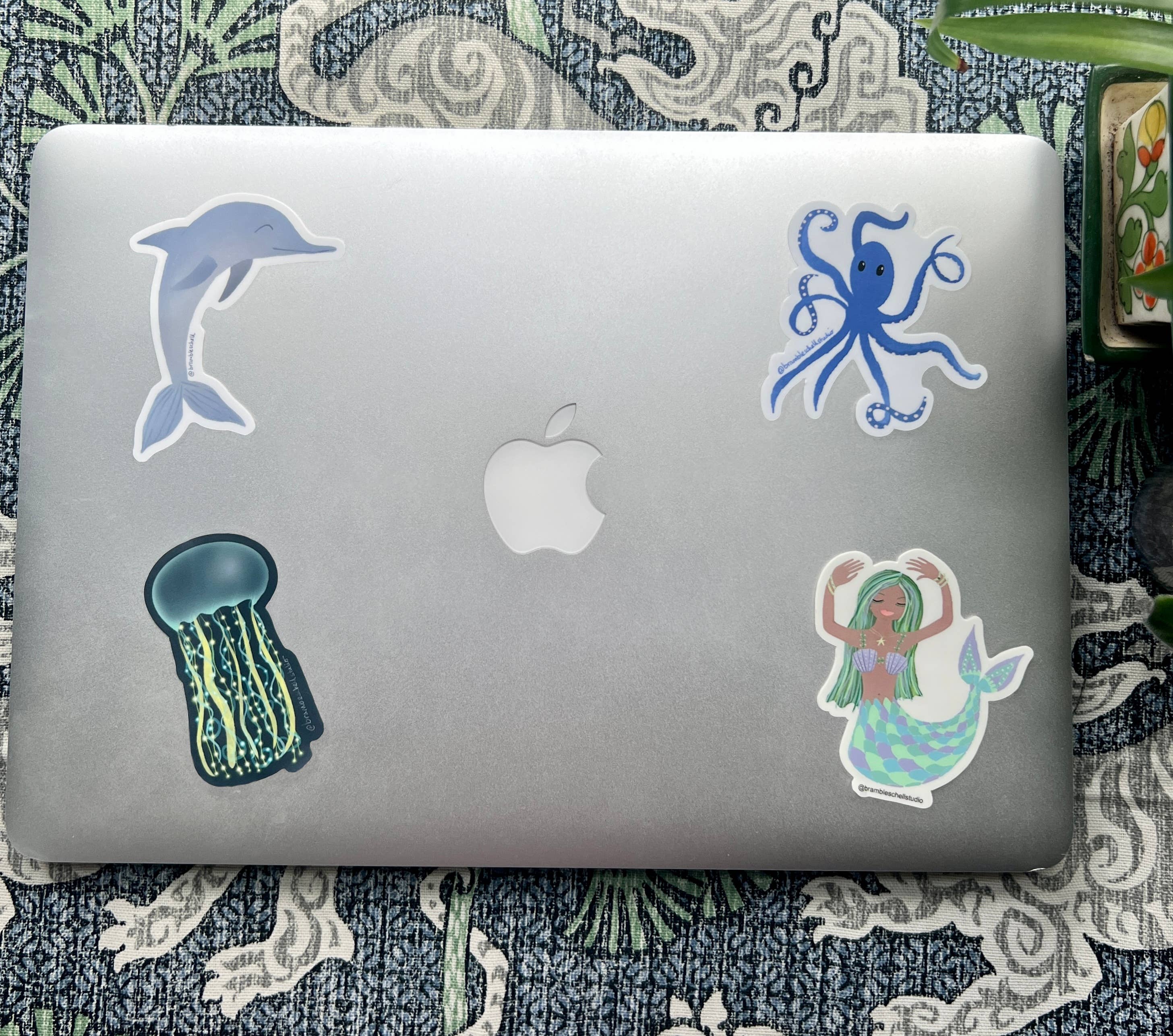 Bramble Schell Studio - Wholesale Sticker - Jellyfish Vinyl Sticker6