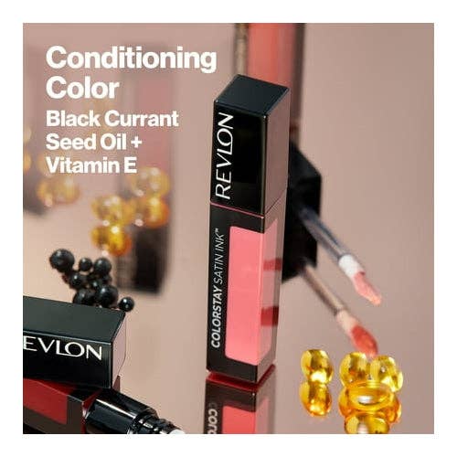 Kasa Style - Wholesale Lipstick - Revlon ColorStay Satin Ink Crown Jewels Long Lasting Lipstick with Vitamin E, 038 Citrine Queen, 0.17 fl oz.8