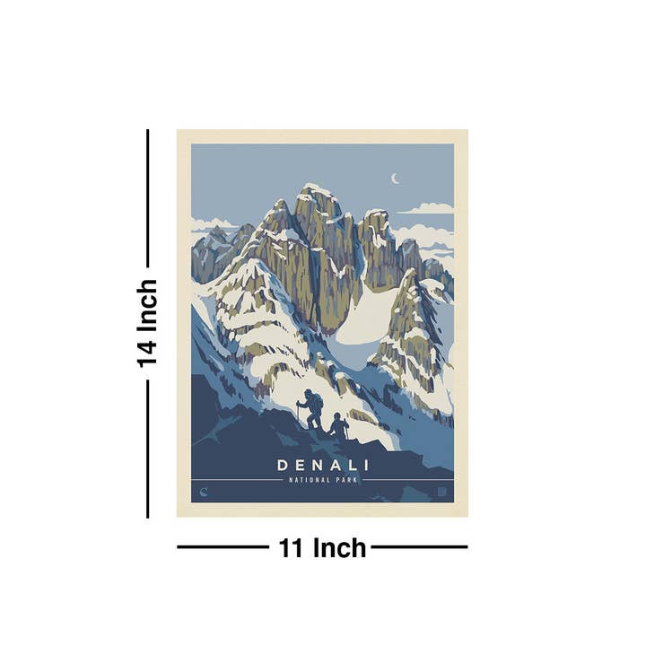 RetroPlanet - Wholesale Wall Decal/Stickers - Denali National Park Alaska Decal5