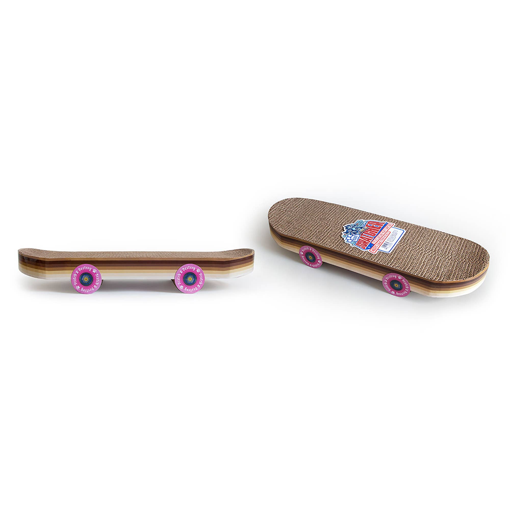 SUCK UK – wholesale Pet scratcher – Cat – Cat Scratch Skateboard – a scratch toy they’ll ‘wheely’ love6