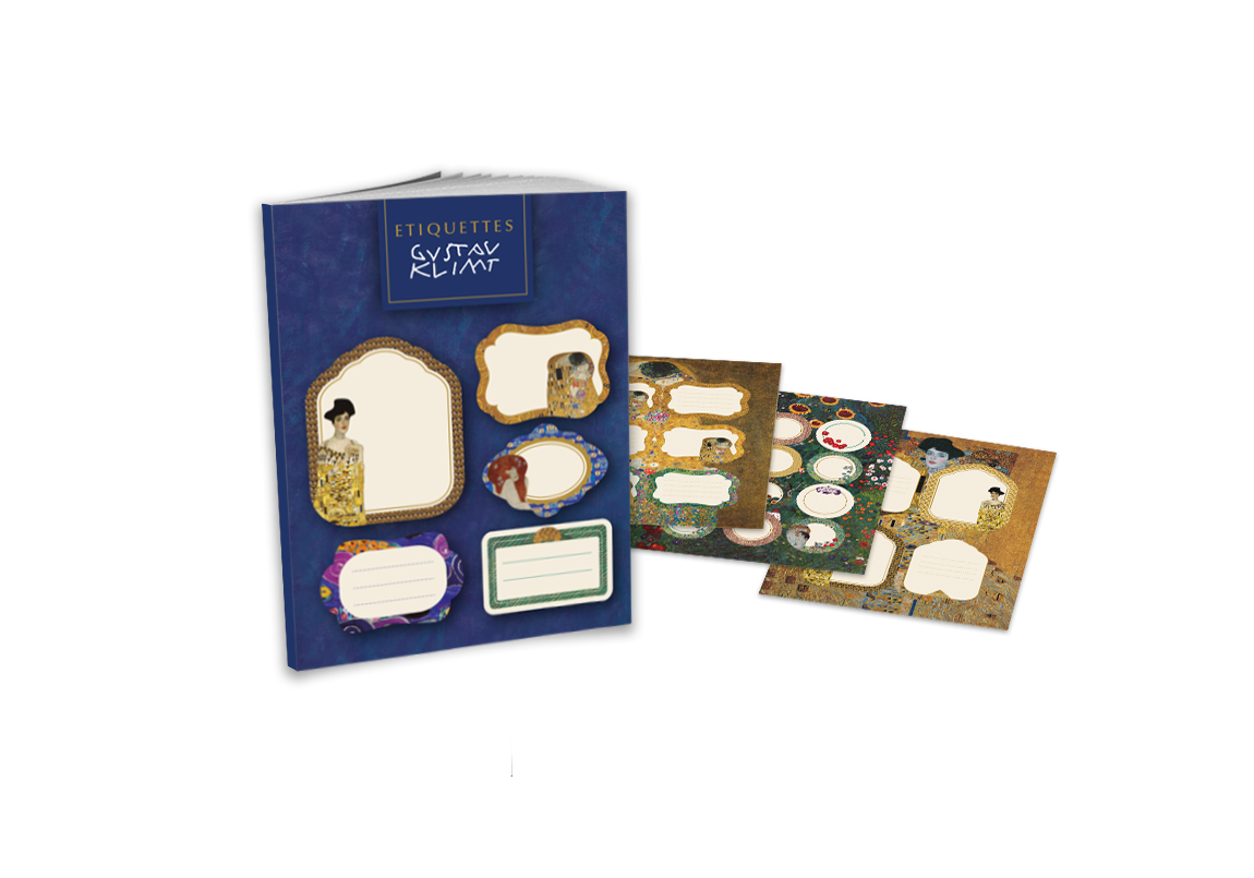 Mon Petit Art - Wholesale Sticker - Bloc d'Etiquettes Gustav Klimt0