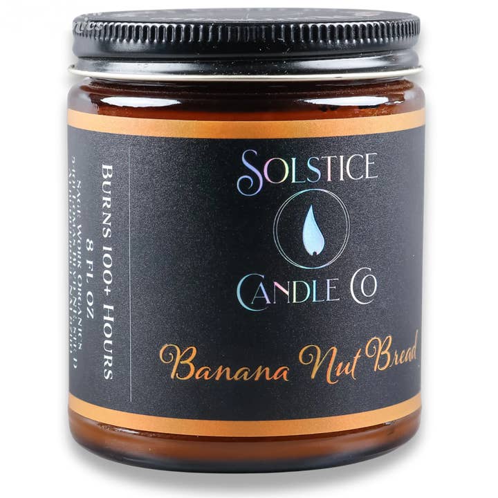 Banana Nut Bread Candle for wholesale by Sage Work Organics Inc.