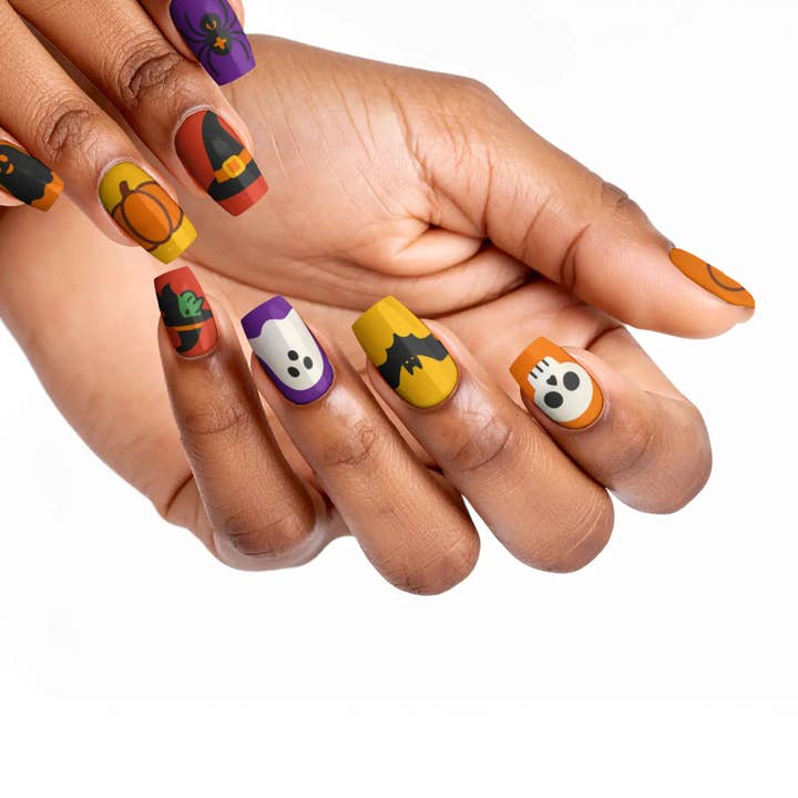 FYNE BODY - Wholesale Press-on/fake nails - Candy Corn Cuties Multicolor Halloween Press-On Nails86