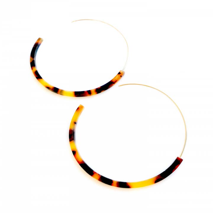 Acetate and Metal Hoops - for wholesale by NIYIEMstudio