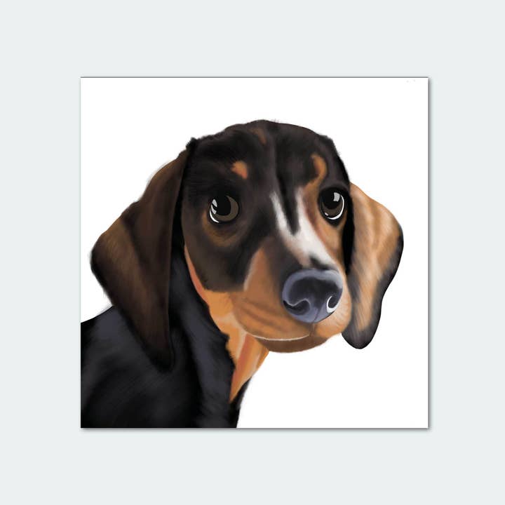 Dackel-Karte für den Großhandel von Duckduckle Design