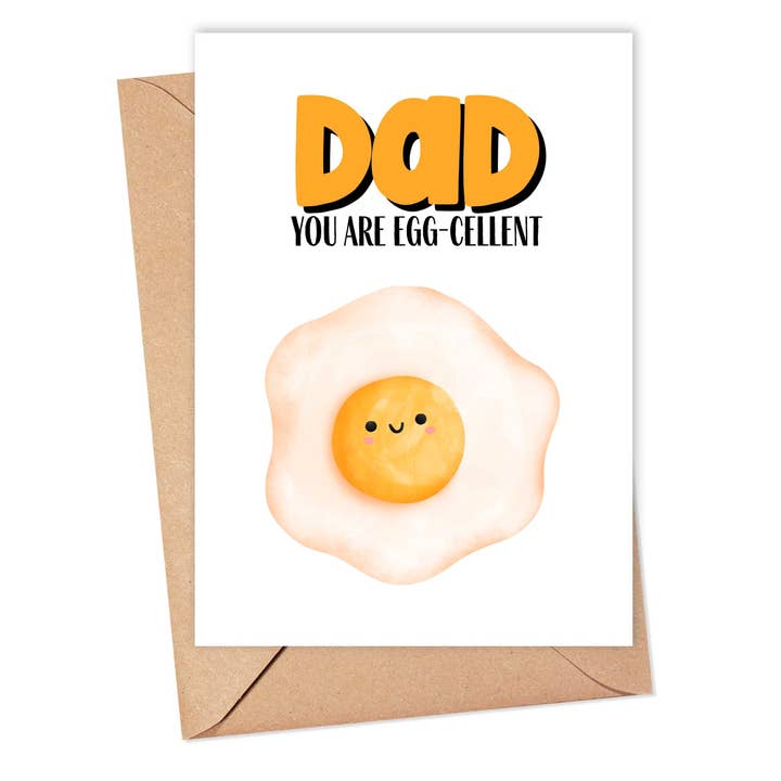 Funny Fathers Day Card Pun Father's Day Greeting Cards Gifts for wholesale by R is for Robo