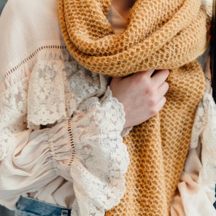 Crafts by Solid - Wholesale Scarf - Women's - Tracey Scarf Essential FW22- 100% alpaca11