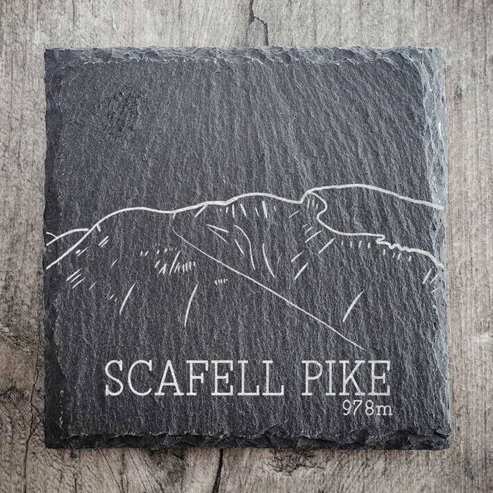 Montée russe en ardoise Scafell Pike Slate Summit - Lake District pour la vente par EllieBeanPrints