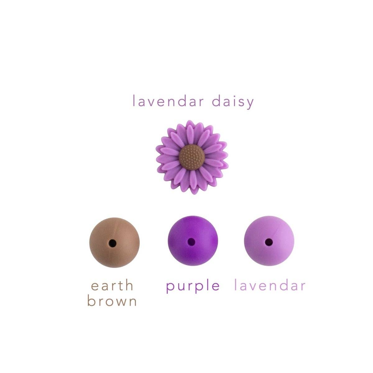 Cara & Co Silicone Craft Supply – Engroshandel Håndværk forsyninger – Daisy silikone fokalperler26