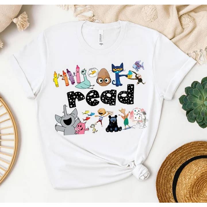 Read Children's Books Teacher T-Shirt, Teacher Life Shirt, T for wholesale by Alaridesign