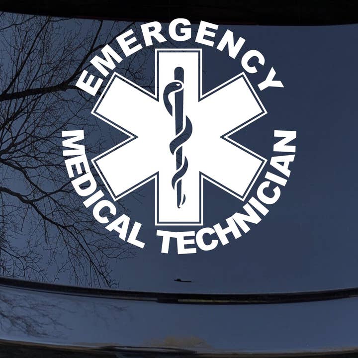 EMT Vehicle Window Decal Sticker for wholesale by Rad Dezigns