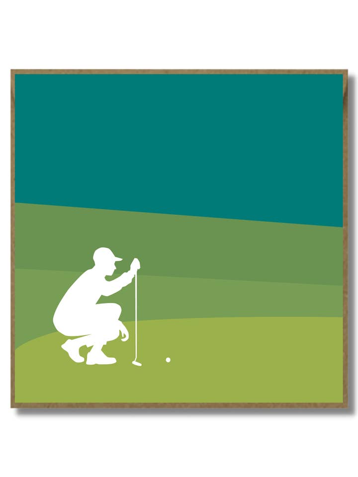Golf Card - The Line for wholesale by Fiddy+Mabel