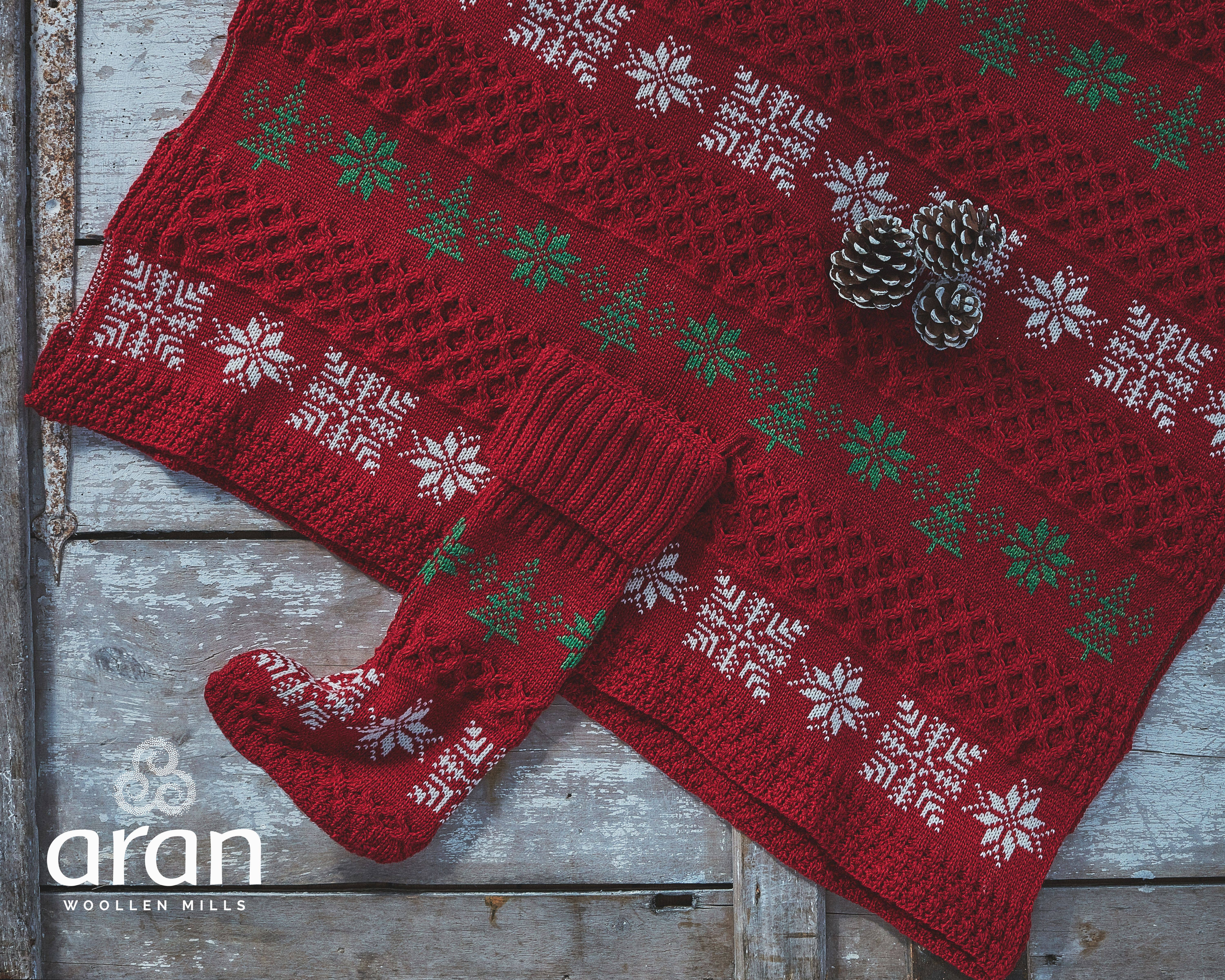 Aran Woollen Mills - Wholesale Throw Blanket - Christmas Throw4