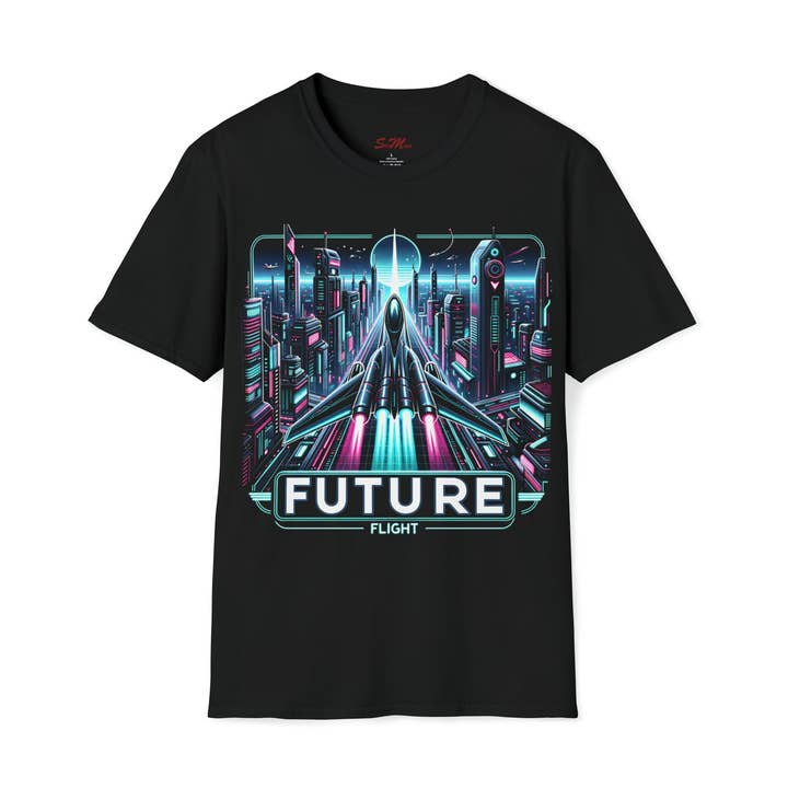FUTURE FLIGHT Unisex Softstyle T-Shirt for wholesale by StickMuze