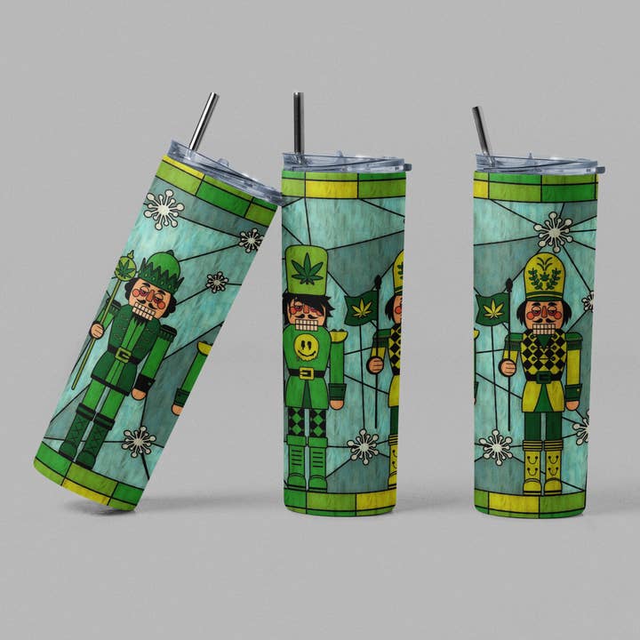 Weed Inspired Nut Crackers Christmas 420 Cannabis Holiday for wholesale by The Geek Boutique