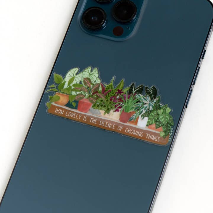 1canoe2 | One Canoe Two Paper Co. - Wholesale Sticker - Houseplants Clear Decal Sticker