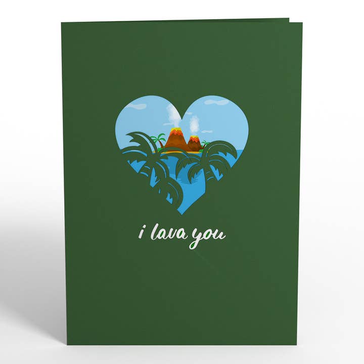 Lovepop Cards - Wholesale Love Card - I Lava You 5x7'' Card, Pop-Up Cards3