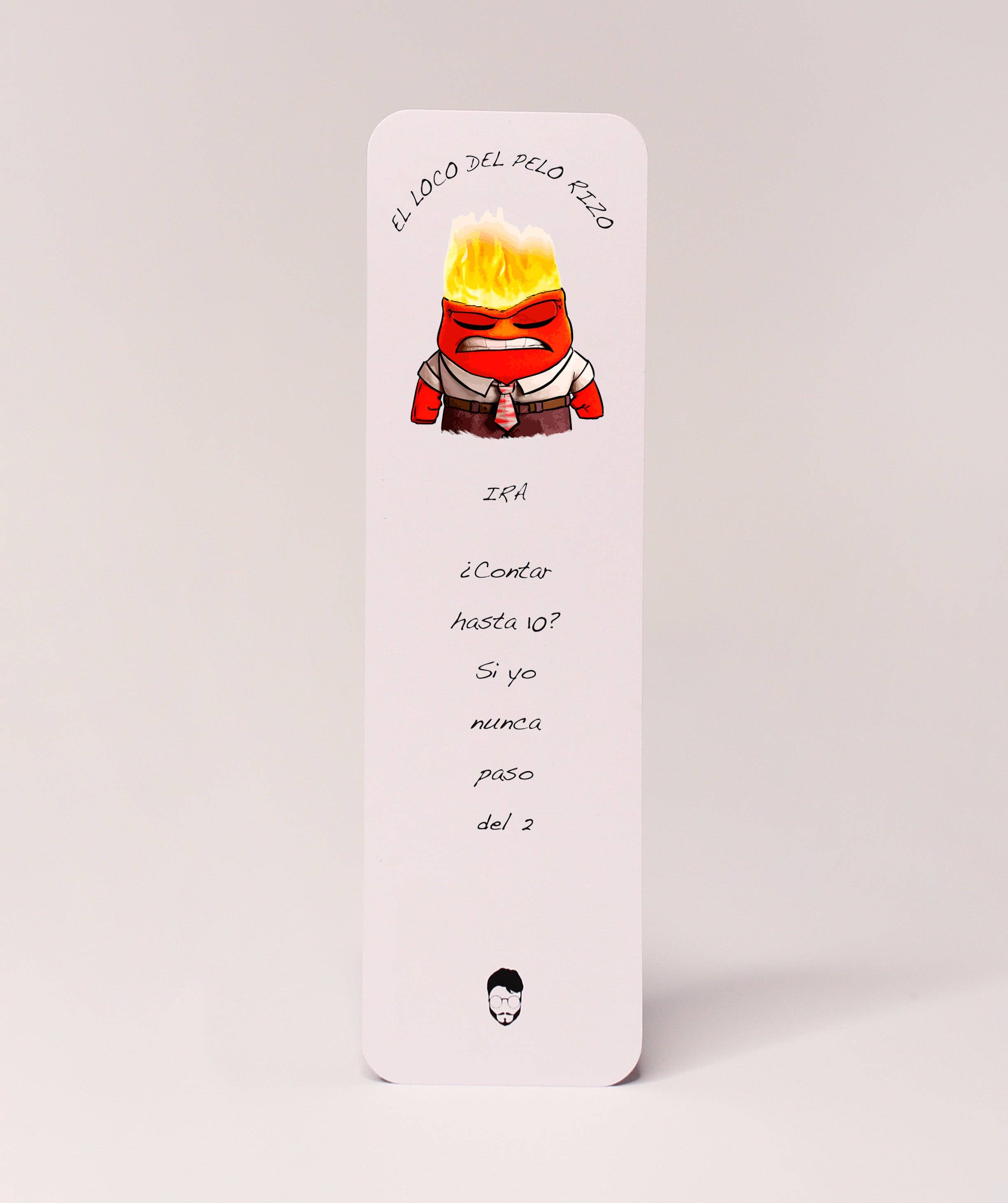 El loco del Pelo Rizo - Wholesale Bookmark - Ira bookmark0