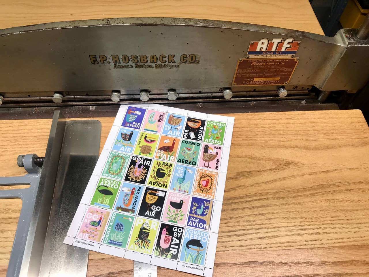 Bunny with a Toolbelt - Wholesale Sticker - Bird Postage Stamps to make your Mailbox Smile!4