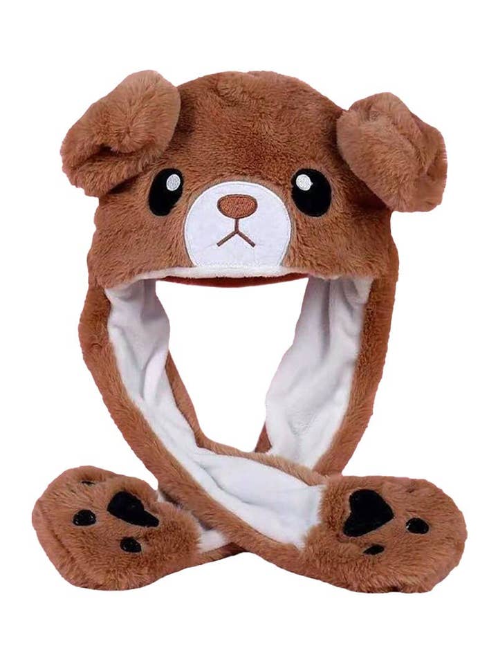 DIVERSE Djurvänner LED-upplyst Öronrörlig Fluffig Pälsmössa för wholesale på Faire6