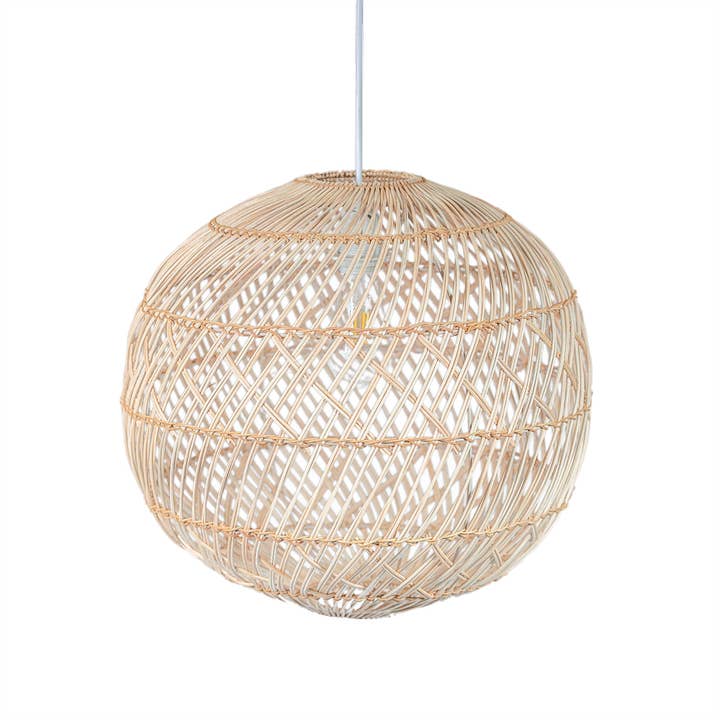 heartnests - Wholesale Chandelier/hanging light - Ballia Handmade Rattan Pendant Light3