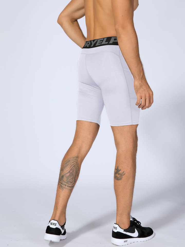 Active by Anna-Kaci - Venta al por mayor Pantalones cortos deportivos - Hombre - Pantalones cortos de compresión para hombre con cintura ancha19