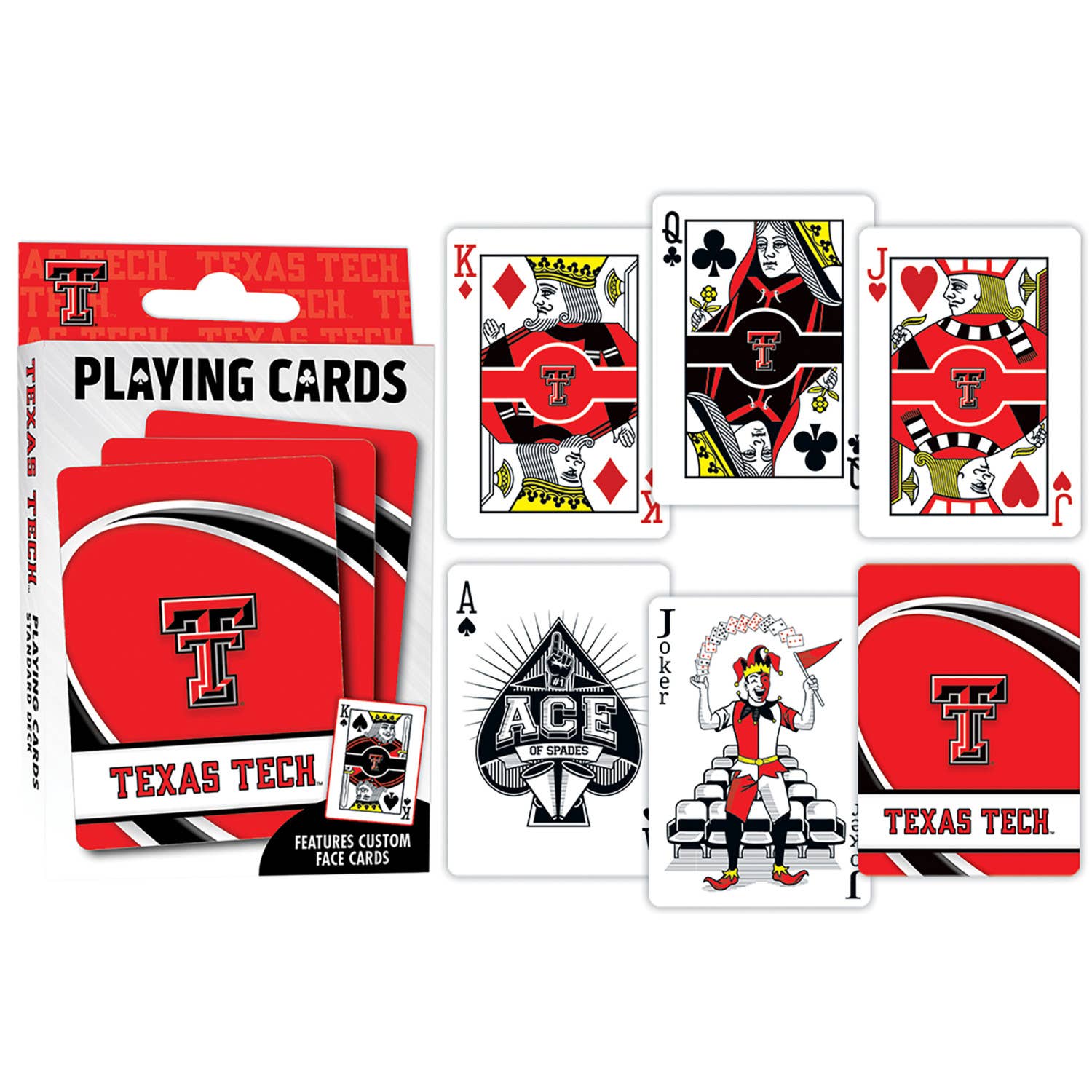Masterpieces Puzzles - Wholesale Playing Cards - Texas Tech Red Raiders Playing Cards2