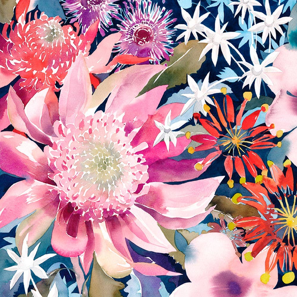Natalie Martin | Australian Watercolour Artist - Wholesale Everyday Greeting Card - 'The Australian Garden' Greeting Card2