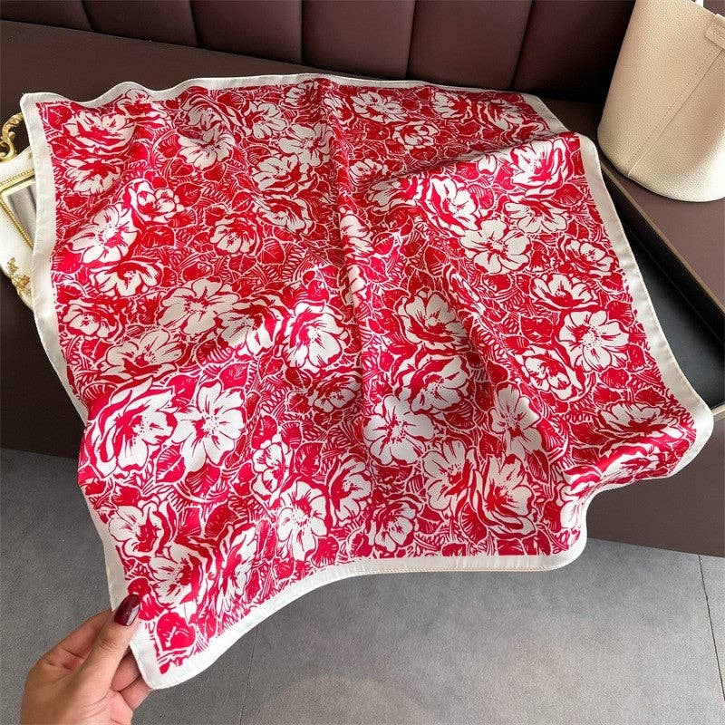 Sheer Trend - Vente Écharpe – femme - Foulard carré à imprimé mode5