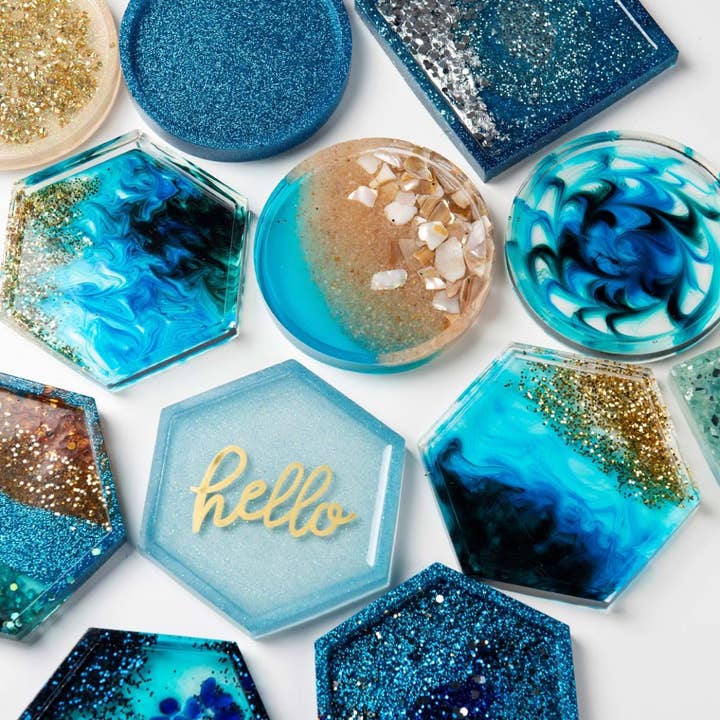 Plaid Crafts - Wholesale Craft Supplies - Mod Podge Resin Silicone Molds - Coasters 3PC